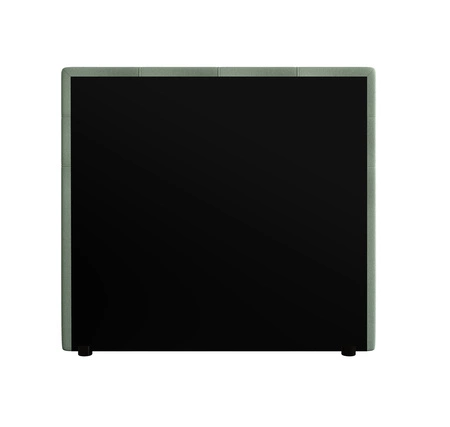 Kontinentální postel Kansas 120x200 v mátové barvě v moderním skandinávském stylu s čalouněným čelem a nohama