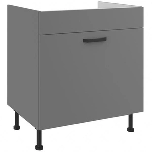 Kuchyňská dřezová skříňka se zásuvkou Verdi 80 ZL 1S BB kovová úchytka skříňka odolná proti vlhkosti a poškození