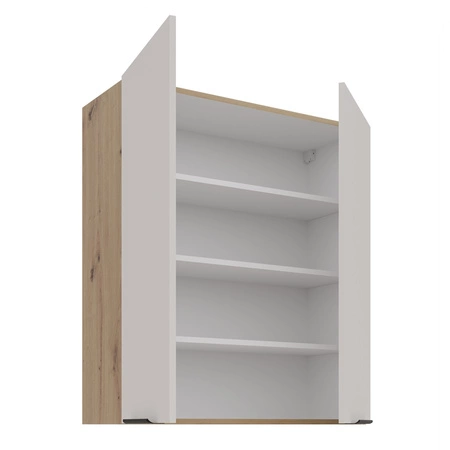 Kuchyňská nástěnná skříňka Soela 80 G-90 2F kovové hrany úchytek odolné proti vlhkosti a poškození skříňky