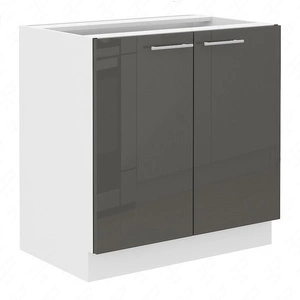 Milo 80 D 2F BB stojící kuchyňská skříňka s policí, skříňka odolná proti rozlití a teplu