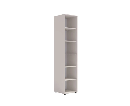 Knihovna Maxione 45 cm béžová funkční knihovna ideální do pokoje teenagera nebo kanceláře jednoduchý a univerzální design