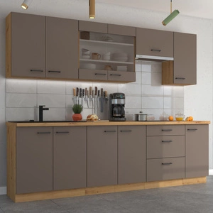 Sada kuchyňského nábytku Rimini 260 cm jedinečný styl skříněk se hodí do každého stylu kuchyňského interiéru