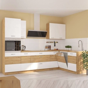 Rohová sestava kuchyňského nábytku Alpine 285x110 cm ideální pro interiéry v moderním i klasickém stylu