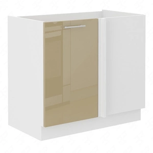 Rohová kuchyňská linka Nalo 105 ND 1F BB pravá skříňka odolná proti páře, rozlití a teplu