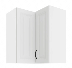 Závěsná rohová kuchyňská skříňka Snow 60x60 GN-72 2F skříň odolná proti páře vysoké teplotě a rozlité kapalině