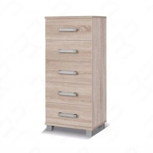 Komoda Maximus 50 cm dub sonoma světlý moderní design nábytku Hrana komody je opatřena speciální dýhou ABS