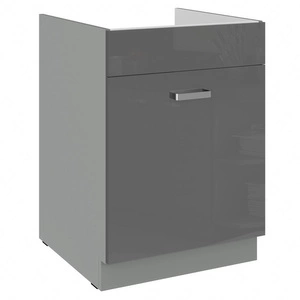 Skříňka pod dřez Grey 60 ZL 1S Skříňka odolná vůči vnějším faktorům jako je pára vysoká teplota a rozlité kapaliny