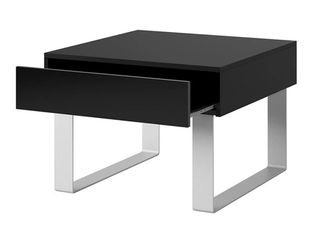 Nábytková sestava Apulia XXI černý lesk extrémně stylová nástěnná skříňka do obývacího pokoje jednoduché jednotky hodící se do každého interiéru