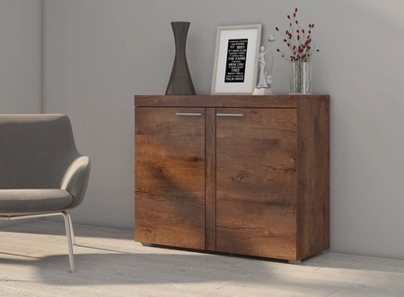Komoda Rene 97 cm dub lefkas moderní designový nábytek komoda s hranami ze speciální dýhy ABS