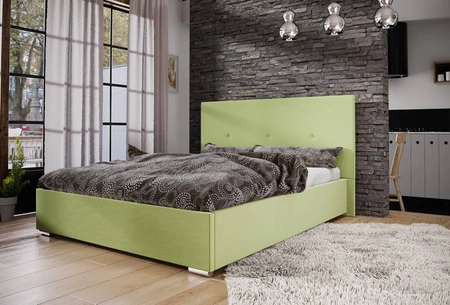 Čalouněná postel Burgos 180x200 mint s moderním čelem ideální do ložnice