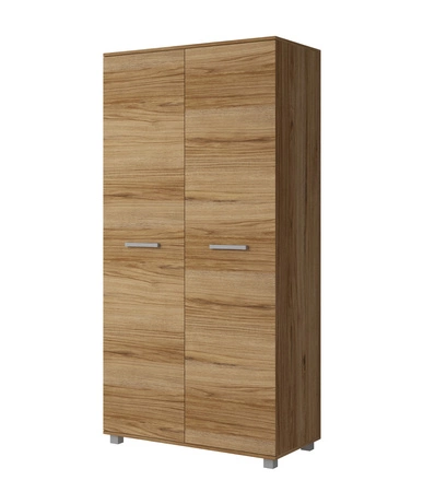 Šatní skříň Maximus 100 cm dub catania moderní designový nábytek vysoce kvalitní zpracování hrany skříně zakončené speciální dýhou