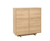 Skříň Noma 102 cm dub riviera elegantní design jednoduchá forma nábytku hodící se do každého interiéru čela komody se systémem push to open