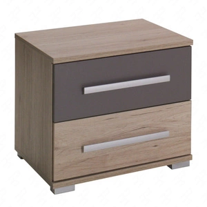 Noční stolek se zásuvkami Dione san remo světlý / jasan je funkční kus nábytku v nadčasovém designu ideální noční stolek do ložnice