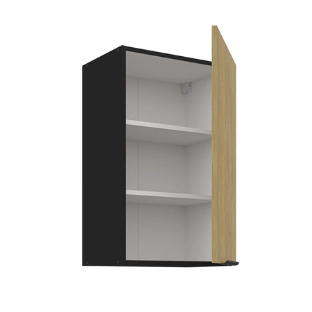 Kuchyňská nástěnná skříňka Crotone 45 G-72 1F s kovovou hranou úchytky odolná proti vlhkosti a poškození skříňky