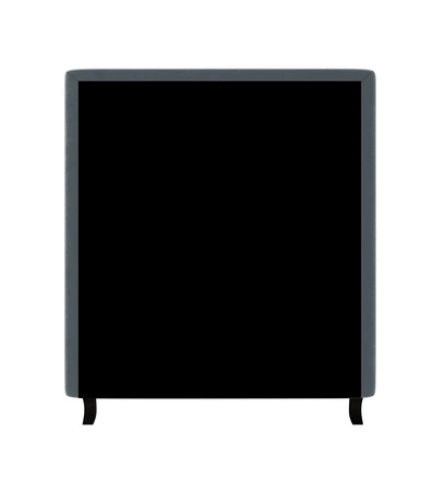 Kontinentální postel Melba 120x200 tyrkysová v moderním skandinávském stylu s čalouněným čelem postel s úložným boxem