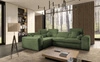 Rohová sedací souprava s funkcí spaní Viano II zelená levostranná designová rohová sedací souprava, která se dokonale hodí do moderních interiérů