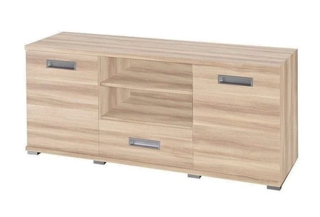 RTV Penelope 138 cm světlý dub sonoma originální barvy skvělé pro obývací pokoj nebo zasedací místnost 