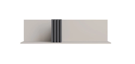 Sestava kancelářského nábytku Estan béžová / antracit Stylová sestava nábytku s minimalistickým designem v moderních barvách kovové úchytky