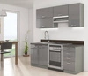 Sada kuchyňského nábytku Grey 180 cm lesklá čela jedinečný styl skříněk bude ladit s interiérem každé kuchyně