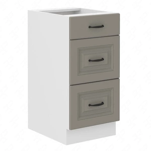 Stojací kuchyňská skříňka se zásuvkami Kastos 80 D 3S BB skříň odolná proti páře vysoké teplotě a rozlité kapalině