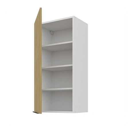 Kuchyňská nástěnná skříňka Cremona 45 G-90 1F s kovovou hranou úchytky odolná proti vlhkosti a poškození skříňky