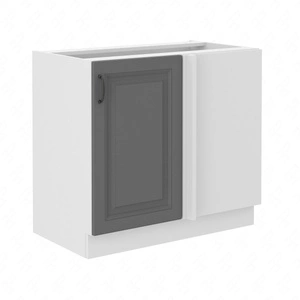 Přídavná rohová kuchyňská linka Tilos 105 ND 1F BB skříň napravo je odolná vůči páře vysoké teplotě a rozlité kapalině