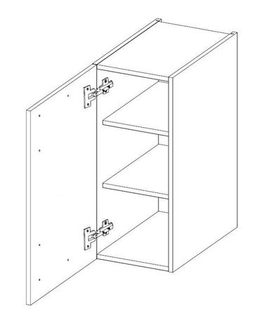 Sada kuchyňského nábytku Alpine 240 cm Skříňky vypadají skvěle v klasických i moderních interiérech