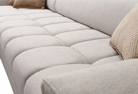 Rohová sedací souprava s funkcí spaní Levá rohová sedací souprava Bolmso mint se dvěma nádobami na lůžkoviny s praktickou zásuvkou v boční části nábytku