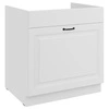 Kuchyňská dřezová skříňka se zásuvkou Snow 80 ZL 1S BB skříňka odolná vůči páře, teplu a rozlitým tekutinám