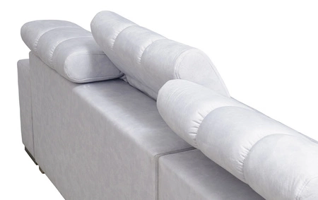 Rohová sedačka s funkcí spaní Luigi III tyrkysová levá pohodlná rohová sedačka do obývacího pokoje ideální pro každodenní relaxaci