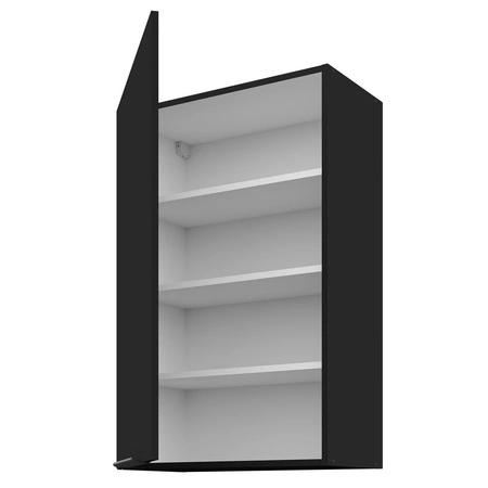 Kuchyňská nástěnná skříňka Black 60 G-90 1F kovová hrana rukojeti odolná proti vlhkosti a poškození skříňky