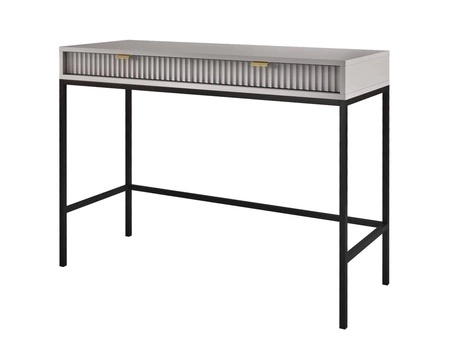 Konzola Lovro šedá se zásuvkami stylový a funkční kus nábytku do předsíně, obývacího pokoje nebo kanceláře