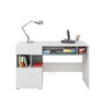 Psací stůl se zásuvkou Epsilon 125 cm bílý / beton stylový a funkční do pokoje pro mládež