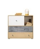 Komoda Cary 90 cm dub biskvit / bílá / beton ideální do pokoje pro mladé stylový a funkční má moderní vzhled