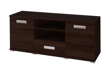 RTV skříňka Penelopa 138 cm kaštan wenge originální barvy skvělá do obývacího pokoje nebo zasedací místnosti 