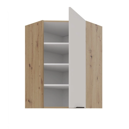 Soela 60x60 GN-90 1F rohová kuchyňská nástěnná skříňka kovová hrana rukojeť skříňka odolná proti vlhkosti a poškození