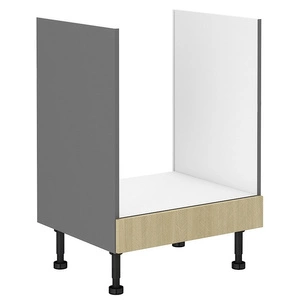 Chevron 60 D GAZ BB vestavná skříňka na troubu s dekorativním dekorem rybí kosti skříňka odolná proti vlhkosti a poškození