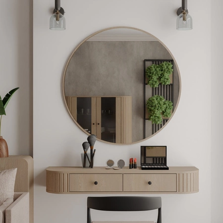 Závěsná konzola Ovalio 123 cm dub cremona funkční a všestranný doplněk do obývacího pokoje nebo ložnice zaoblený tvar stylové frézování