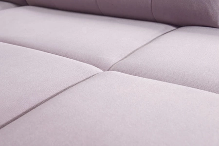 Rohová sedačka s funkcí spaní Nausa VI světle hnědá levá stylová rohová sedačka do obývacího pokoje s pohodlnou povrchovou úpravou měkká sametová látka