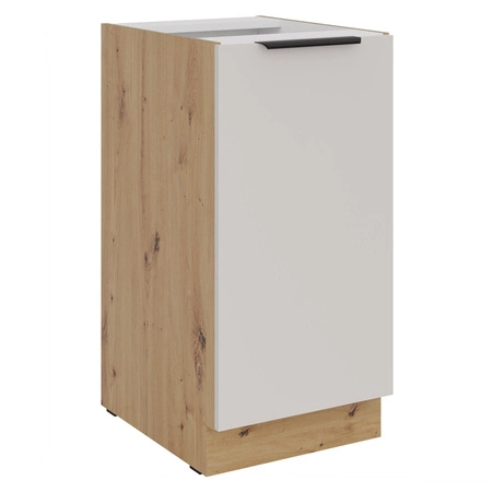 Sada kuchyňského nábytku Soela 330 cm elegantní kuchyňské skříňky v jemných a přírodních barvách úchyty s kovovými hranami