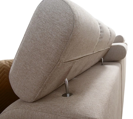 Rohová rozkládací pohovka s funkcí spaní Bolmso XI grafit levá strana stylový design rohová rozkládací pohovka se zásuvkou a kontejnery na lůžkoviny