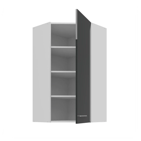 Milo 60x60 rohová kuchyňská nástěnná skříňka GN-108 1F skříňka odolná vůči páře, teplu a rozlitým tekutinám