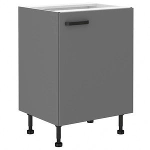 Stojící kuchyňská skříňka s policí Verdi 60 D 1F BB kovová úchytka skříňka odolná proti vlhkosti a poškození