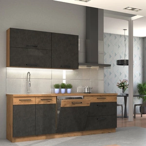 Sada kuchyňského nábytku Valico 220 cm Skříňky vypadají skvěle v klasických i moderních interiérech