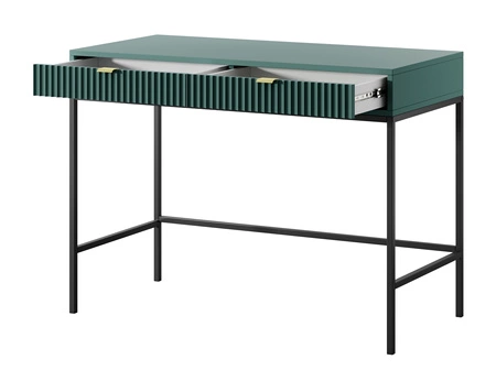 Konzola Lovro pastelově zelená se zásuvkami stylový a funkční kus nábytku do předsíně, obývacího pokoje nebo kanceláře