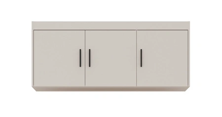 Šatní nástavec Rene 133 cm béžový pískový funkční šatní skříň zvětšuje úložný prostor pro oblečení, boty nebo doplňky