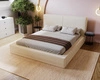Čalouněná postel Belli 140x200 béžová stylová postel s úložným prostorem na lůžkoviny pohodlný podhlavník zaujme svým elegantním designem