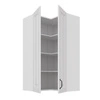 Závěsná rohová kuchyňská skříňka Snow 60x60 GN-108 2F skříň odolná proti páře vysoké teplotě a rozlité kapalině