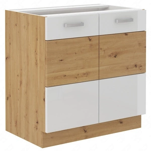 Podlahová kuchyňská linka Alpine 80 D 2F BB skříňka odolná proti páře, rozlití a teplu