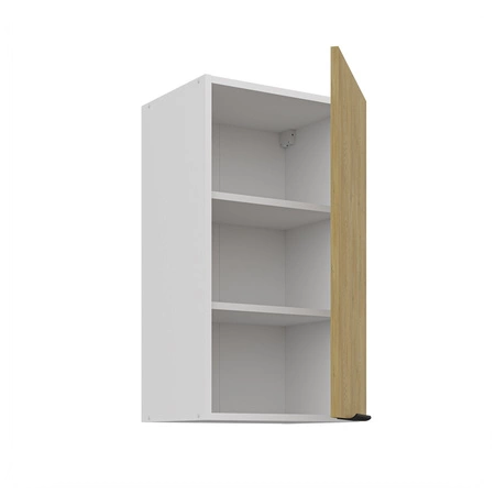 Sada kuchyňského nábytku Cremona 260 cm elegantní kuchyňské skříňky v jemných a přírodních barvách úchyty s kovovými hranami